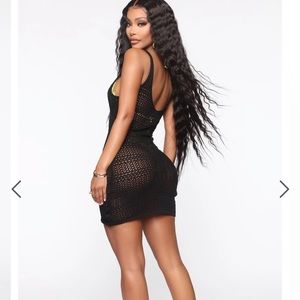 Baja Nights Crochet Cover Up Dress